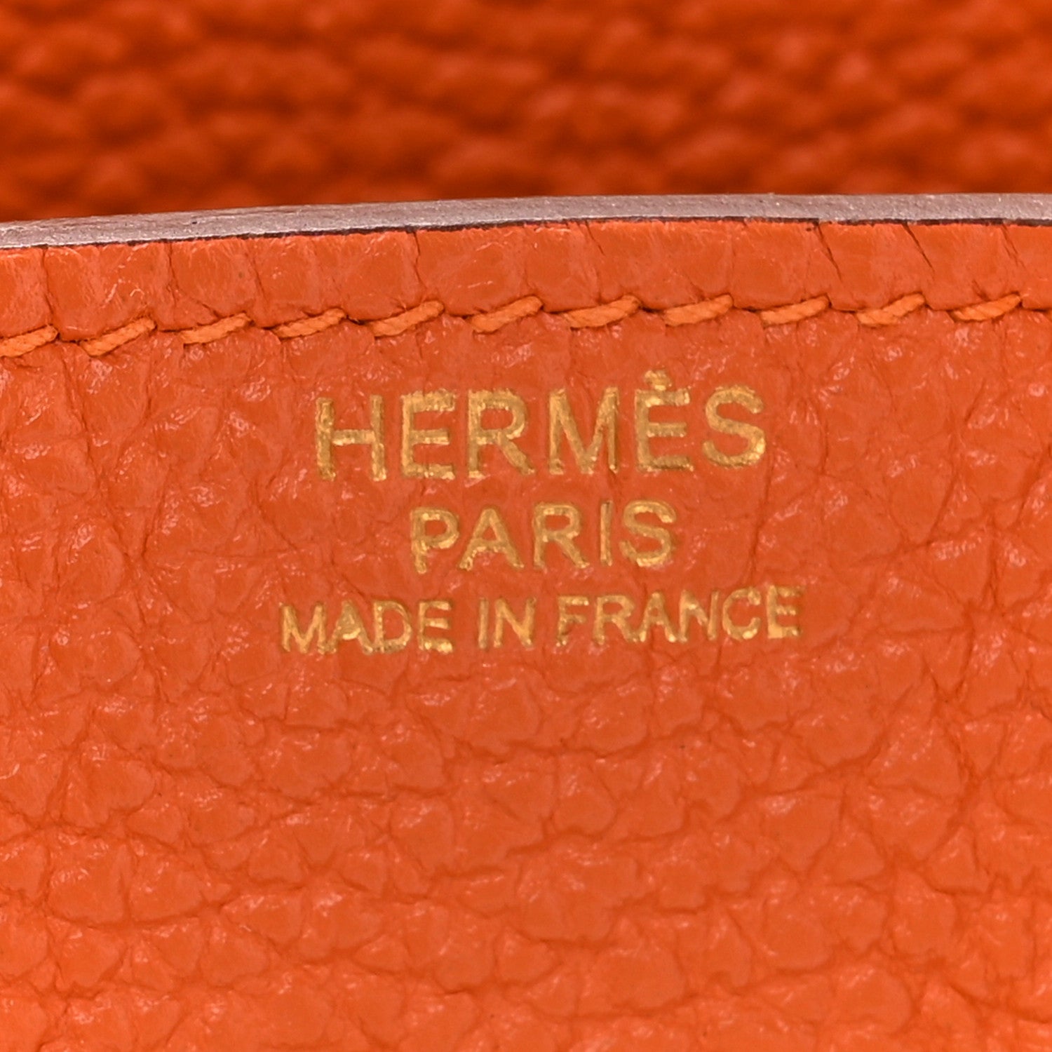 Hermes Togo Birkin 30 Orange 6 of 16