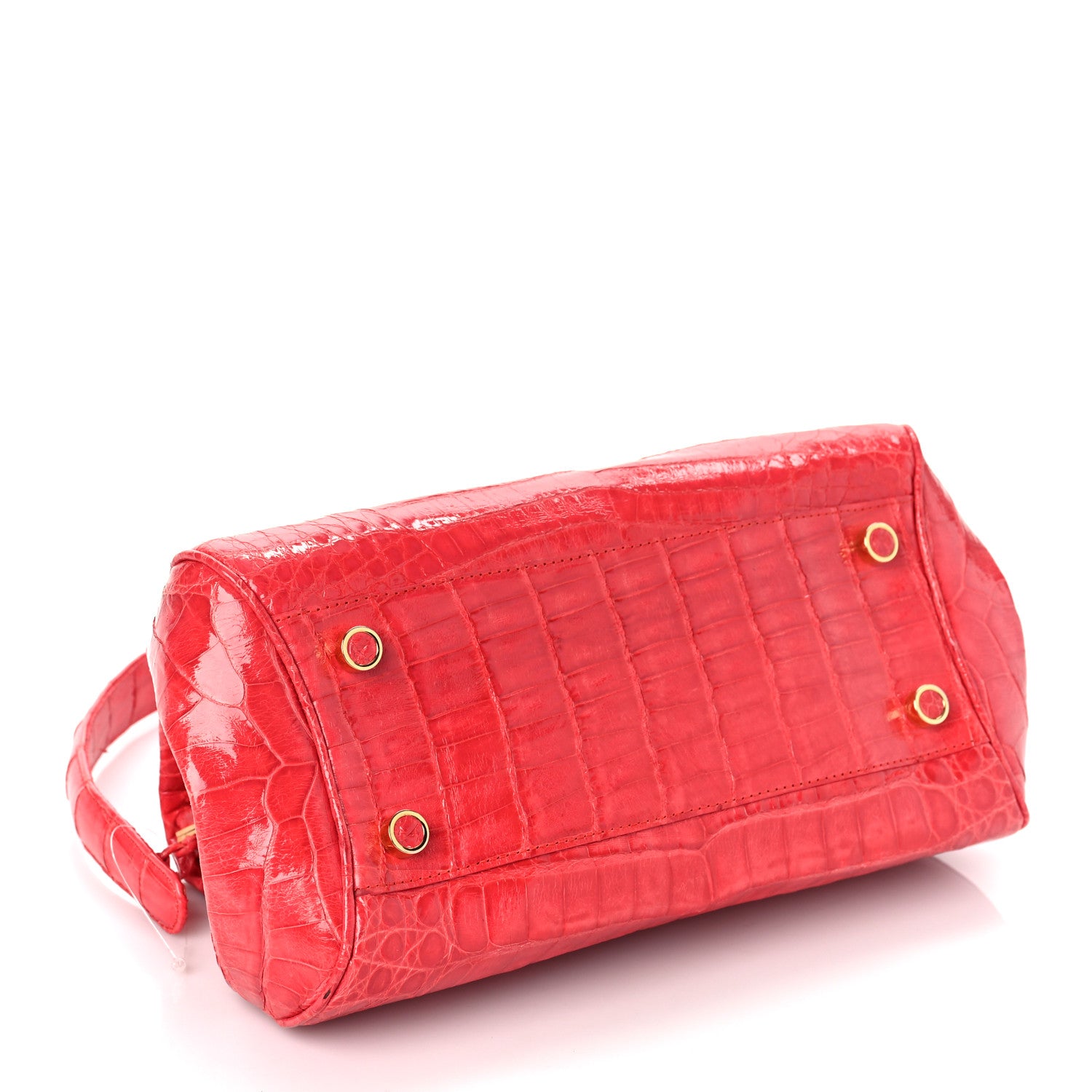 Nancy Gonzalez Crocodile Shoulder Bag Red 3 of 8