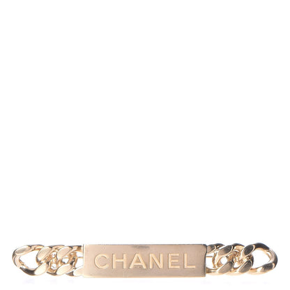 Chanel Chain Logo Brooch Gold 1 of 4