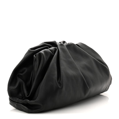 Bottega Veneta Smooth Butter Calf The Pouch Oversized Clutch Black 3 of 10