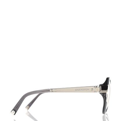 Louis Vuitton Acetate Petit Soupcon Cat Eye Sunglasses Z0489W Black 3 of 7