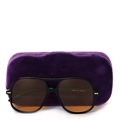 Gucci Aviator Sunglasses GG0706S Black 7 of 7