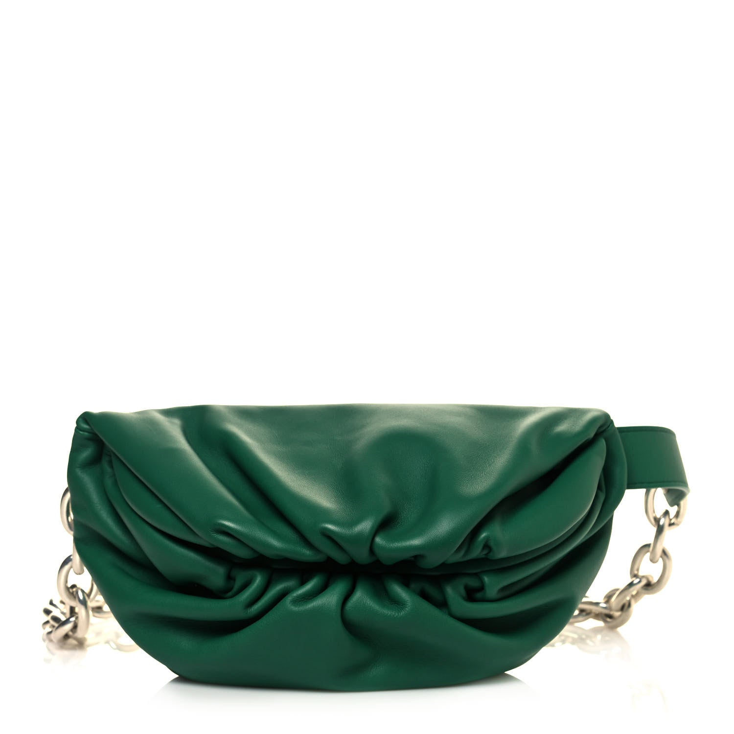 Bottega Veneta Nappa The Belt Chain Pouch Racing Green 1 of 11