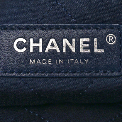 Chanel Denim Quilted Stitched Small Chanel 22 Blue 7 of 11