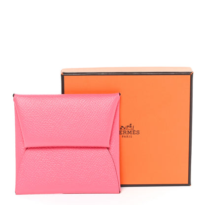 Hermes Epsom Bastia Coin Purse Rose Azalee 7 of 7