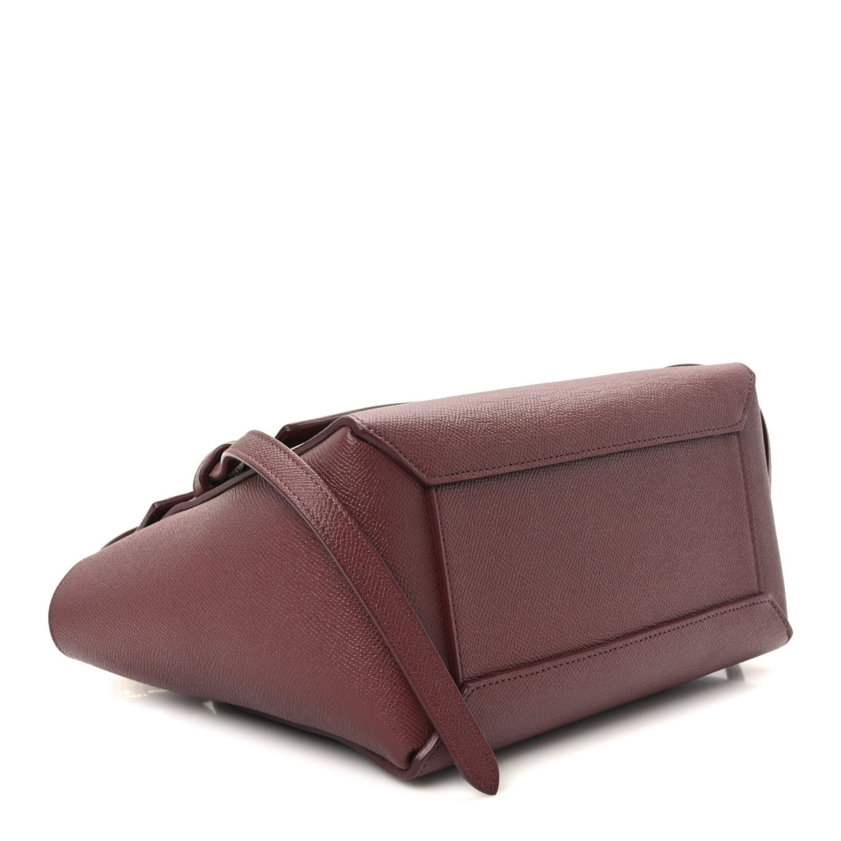 Celine Grained Calfskin Micro Belt Bag Plum 3 of 11