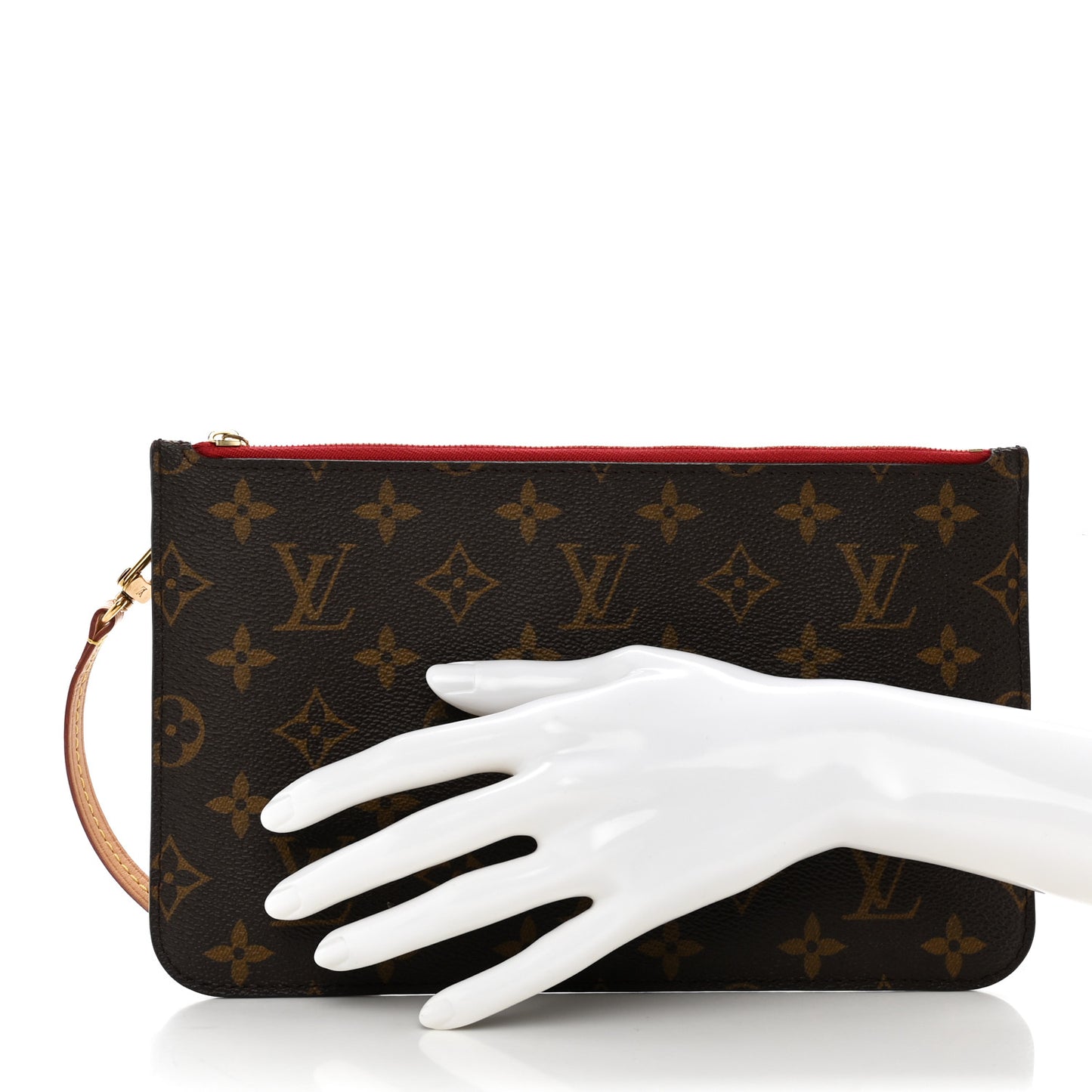 Monogram Neverfull MM GM Pochette Cherry