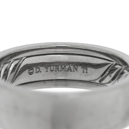 David Yurman Titanium Sterling Silver 6mm Streamline Band Ring 51 5.75 4 of 4