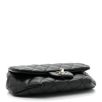 Chanel Calfskin Quilted CC Uniform Flap Belt Bag Black 4 of 11