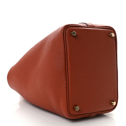 Hermes Taurillon Clemence Picotin Lock 18 PM Cuivre 4 of 11