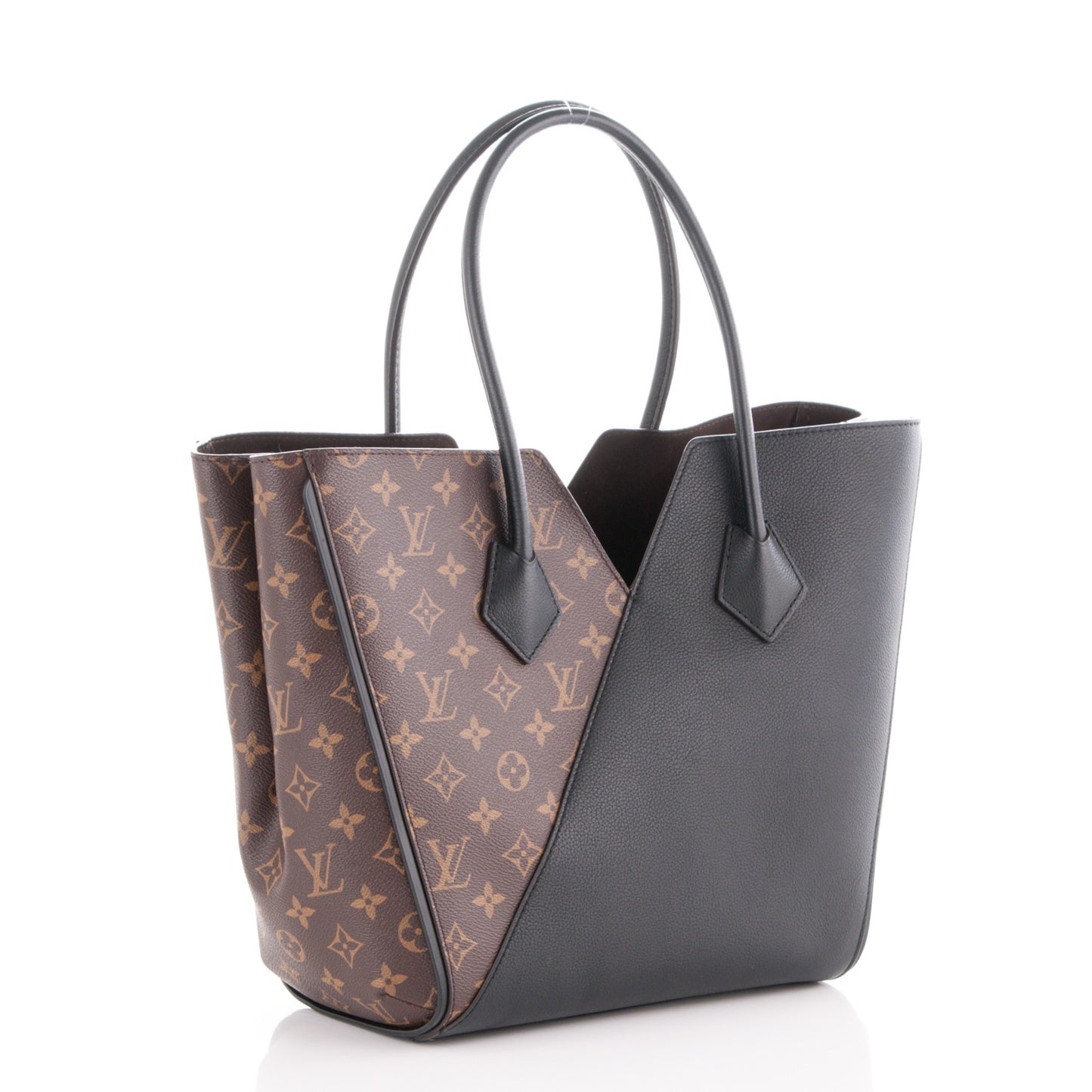 Calfskin Monogram Kimono Tote Black