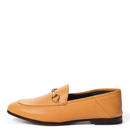 Gucci Lambskin Womens Brixton Horsebit Loafers 38.5 Crystal Copper 1 of 10