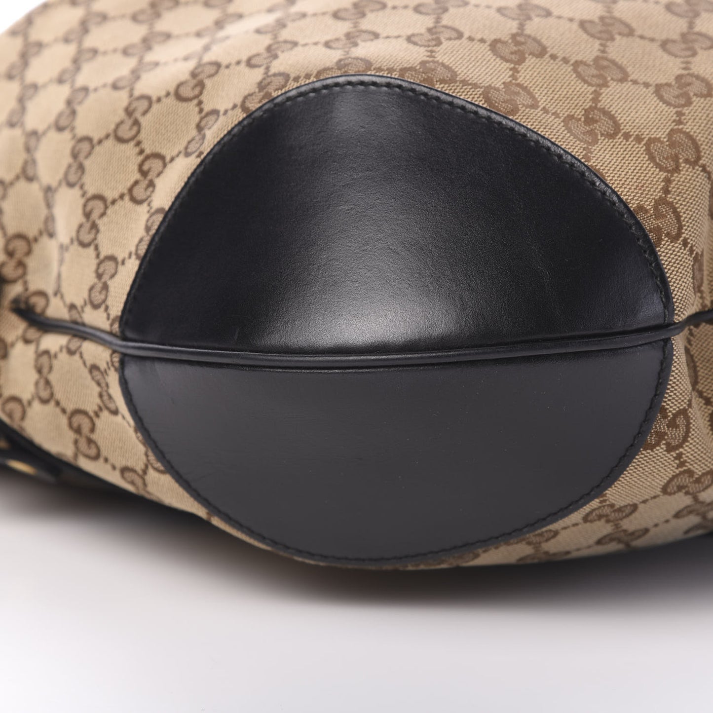 Monogram Medium Patti Stud Hobo Black