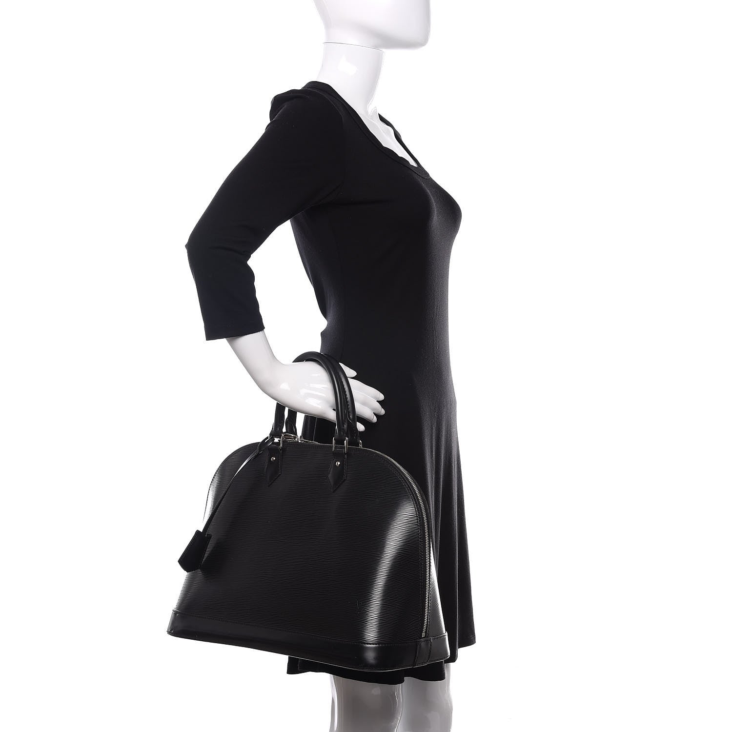 Louis Vuitton Epi Alma GM Black 2 of 9