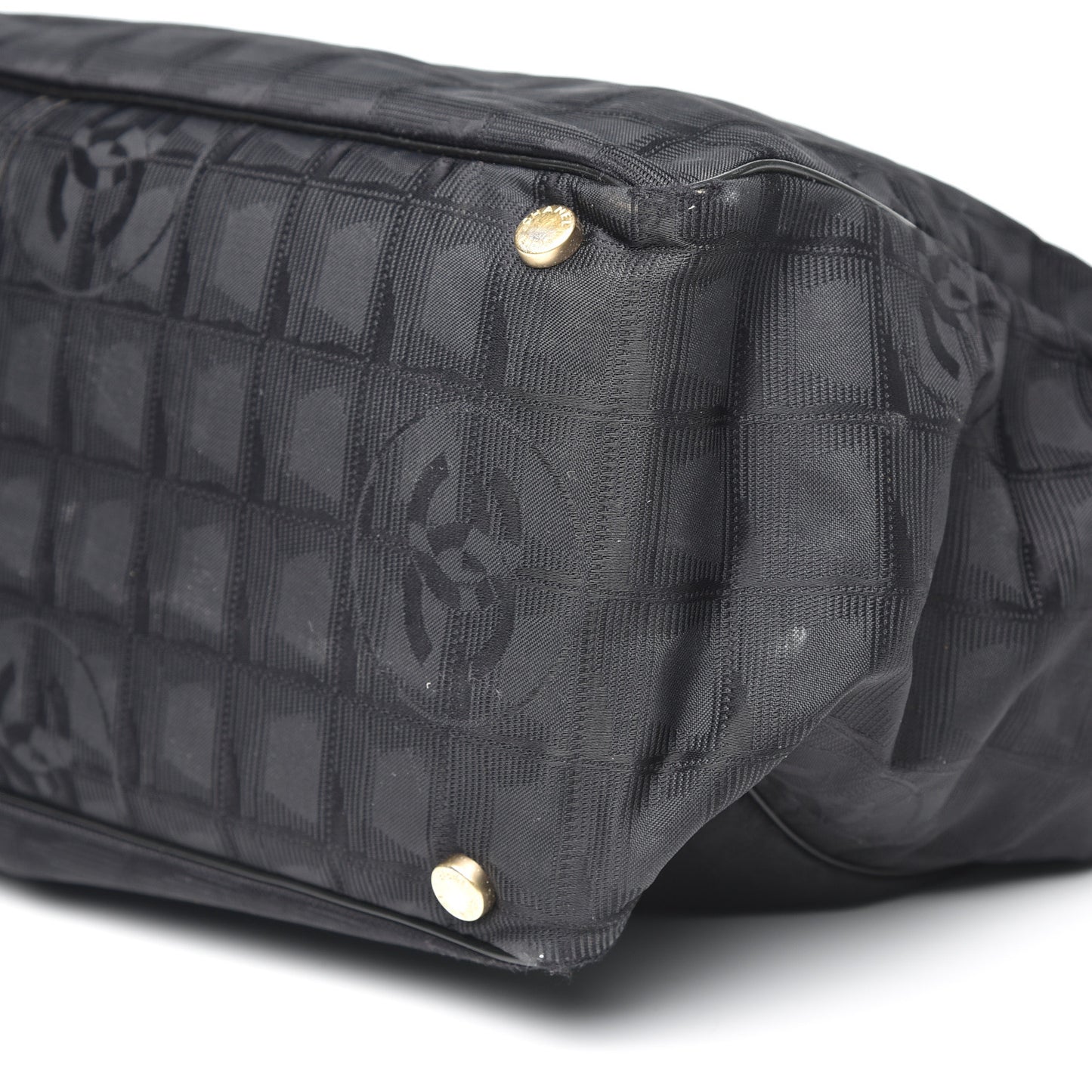 Nylon Travel Laptop Tote Black