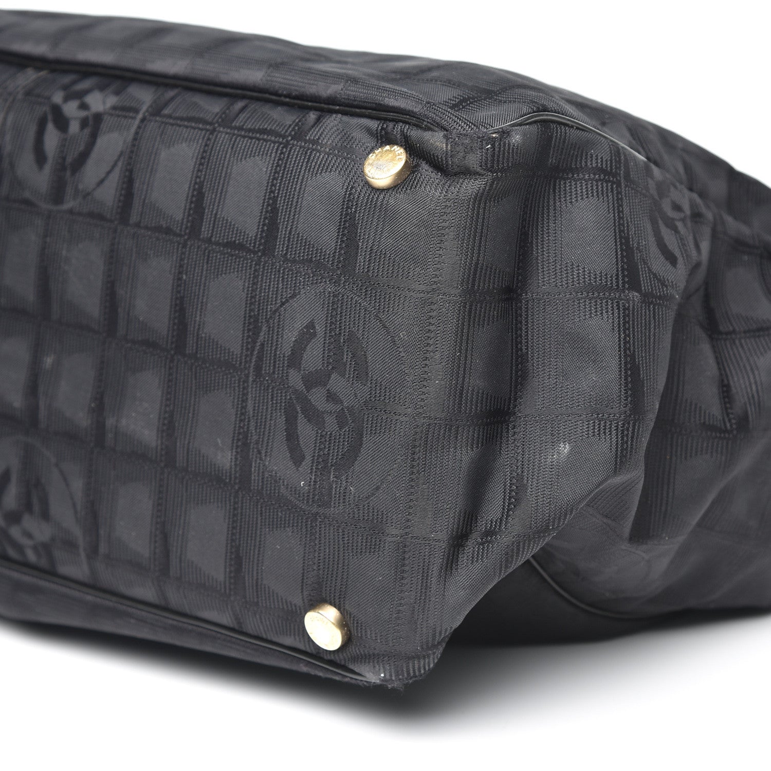 Chanel Nylon Travel Laptop Tote Black 5 of 10