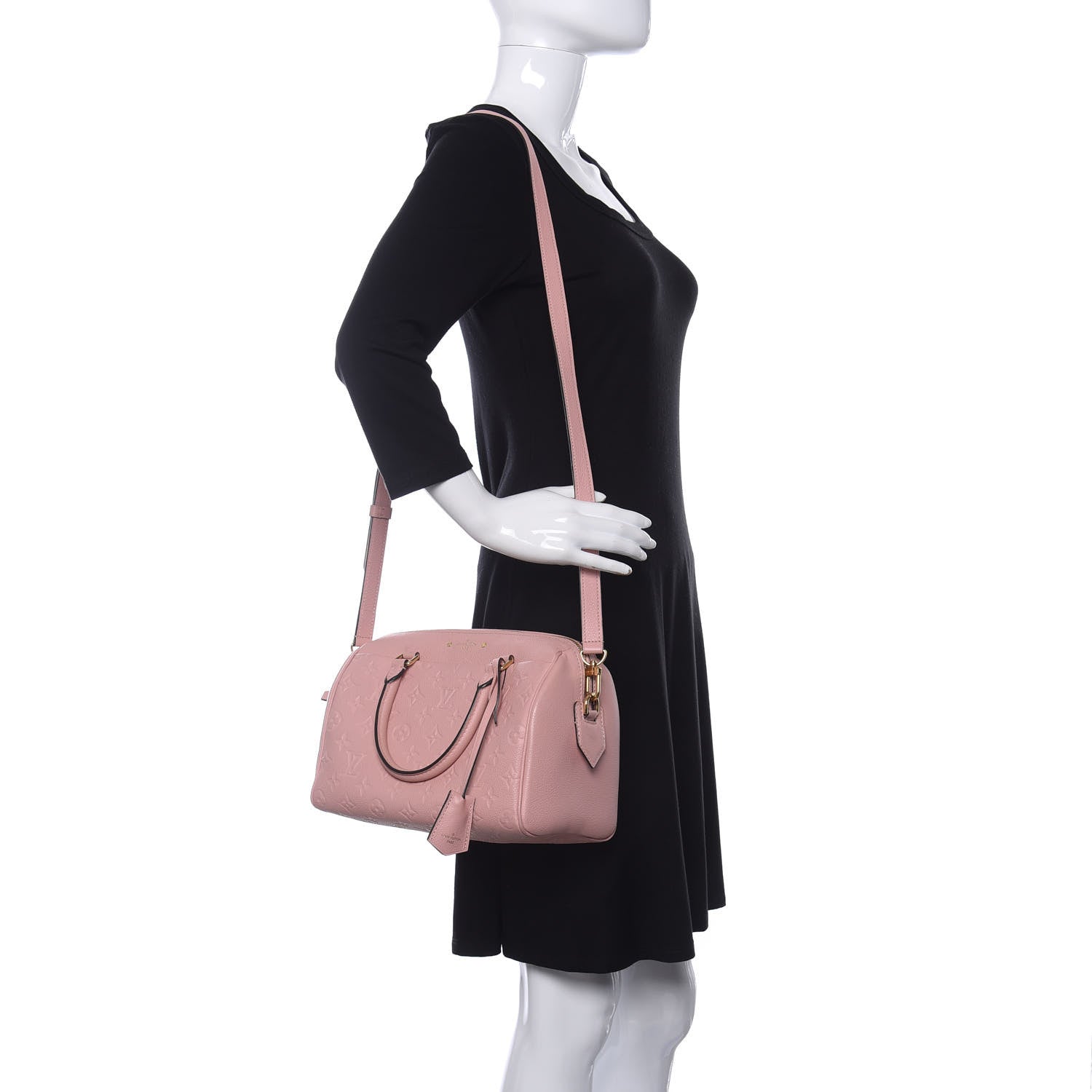 Louis Vuitton Empreinte Speedy Bandouliere 25 NM Rose Poudre 2 of 13