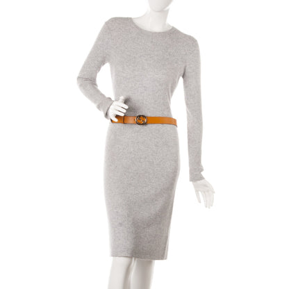 Gucci Calfskin Interlocking G Belt 85 34 Orange 2 of 6