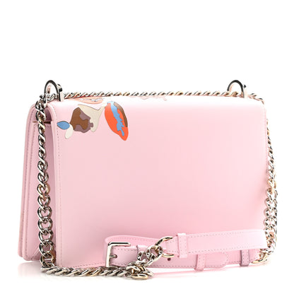 Christian Dior Lambskin Paradise Diorama Flap Bag Pink Multicolor 3 of 9