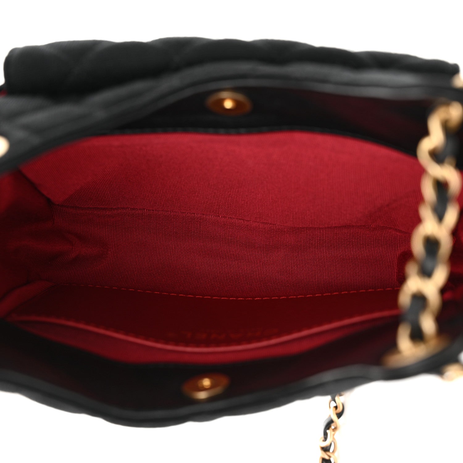 Chanel Jersey Quilted Small Wavy CC Hobo Black 5 of 11