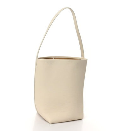 The Row Grained Calfskin Medium N/S Park Tote Ivory 2 of 9