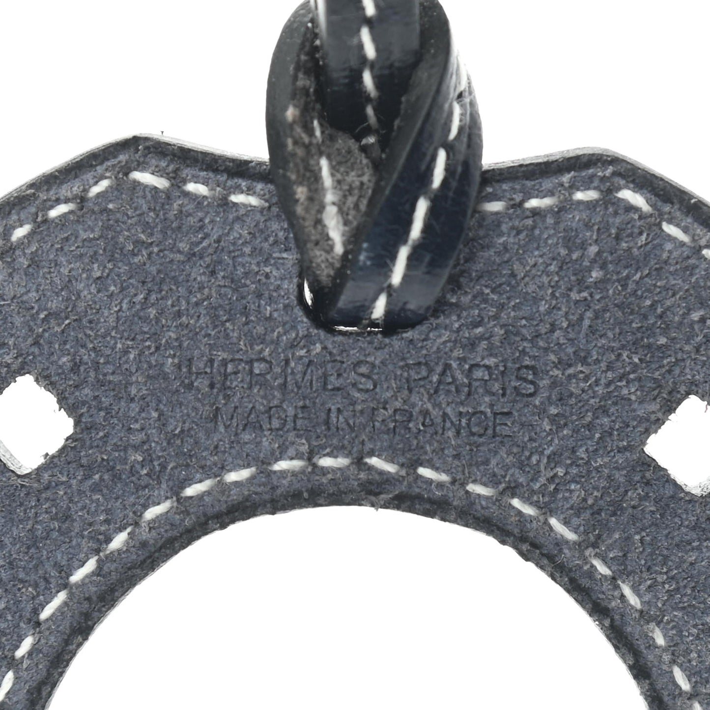 Vache Hunter Paddock Horseshoe Bag Charm Bleu Indigo