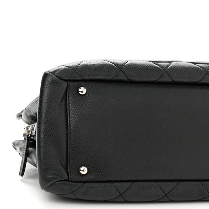 Chanel Caviar Quilted CC Timeless Soft Tote Black 9 of 10