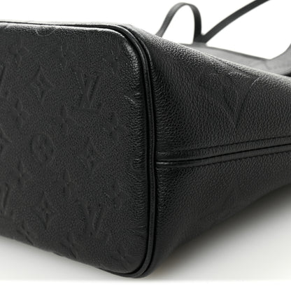 Louis Vuitton Empreinte Monogram Giant Neverfull MM Black 10 of 11