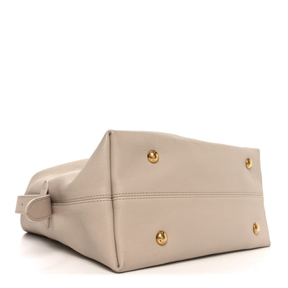 Louis Vuitton Grained Calfskin Low Key Hobo MM Limestone 9 of 19