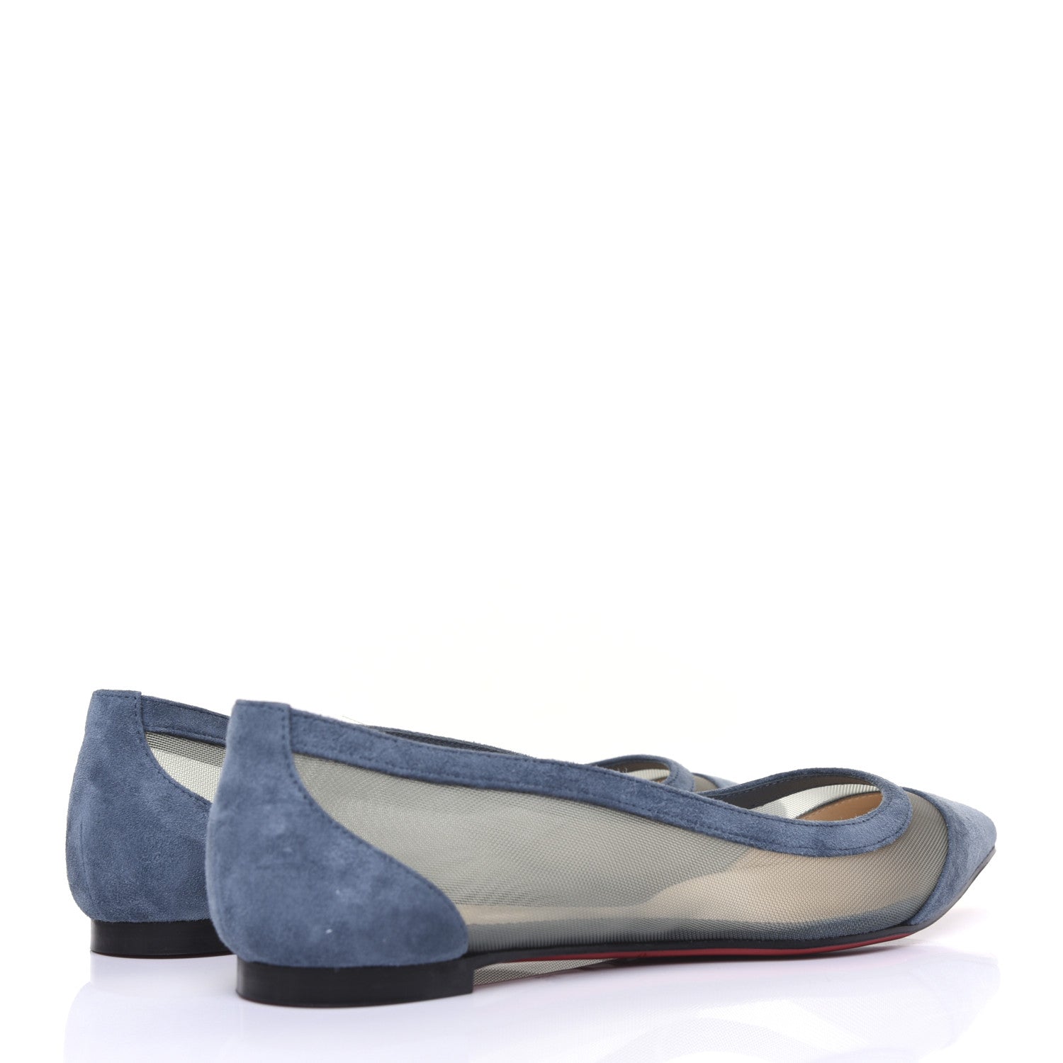Christian Louboutin Veau Velours Rete Galativi Flats 36.5 Version Tempete 4 of 11