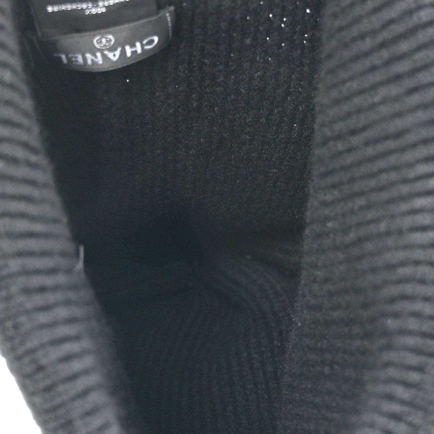 Cashmere CC Logo Beanie Hat Black