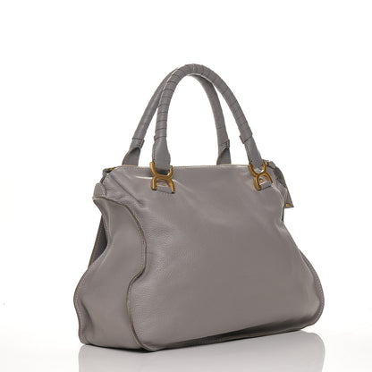 Chloe Calfskin Large Marcie Satchel Cashmere Grey 3 of 6