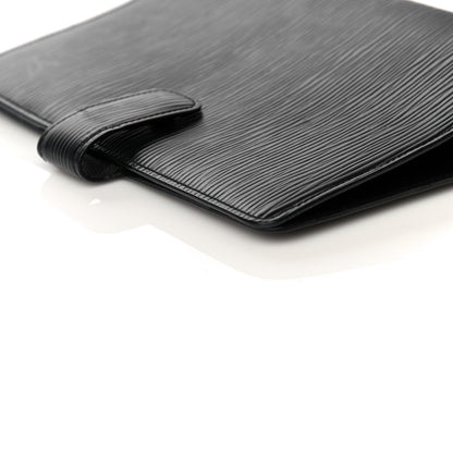 Louis Vuitton Epi Medium Ring Agenda Cover Black 8 of 11