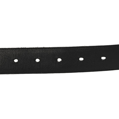 Saint Laurent Suede Monogram Cassandre Belt 75 30 Black 4 of 6