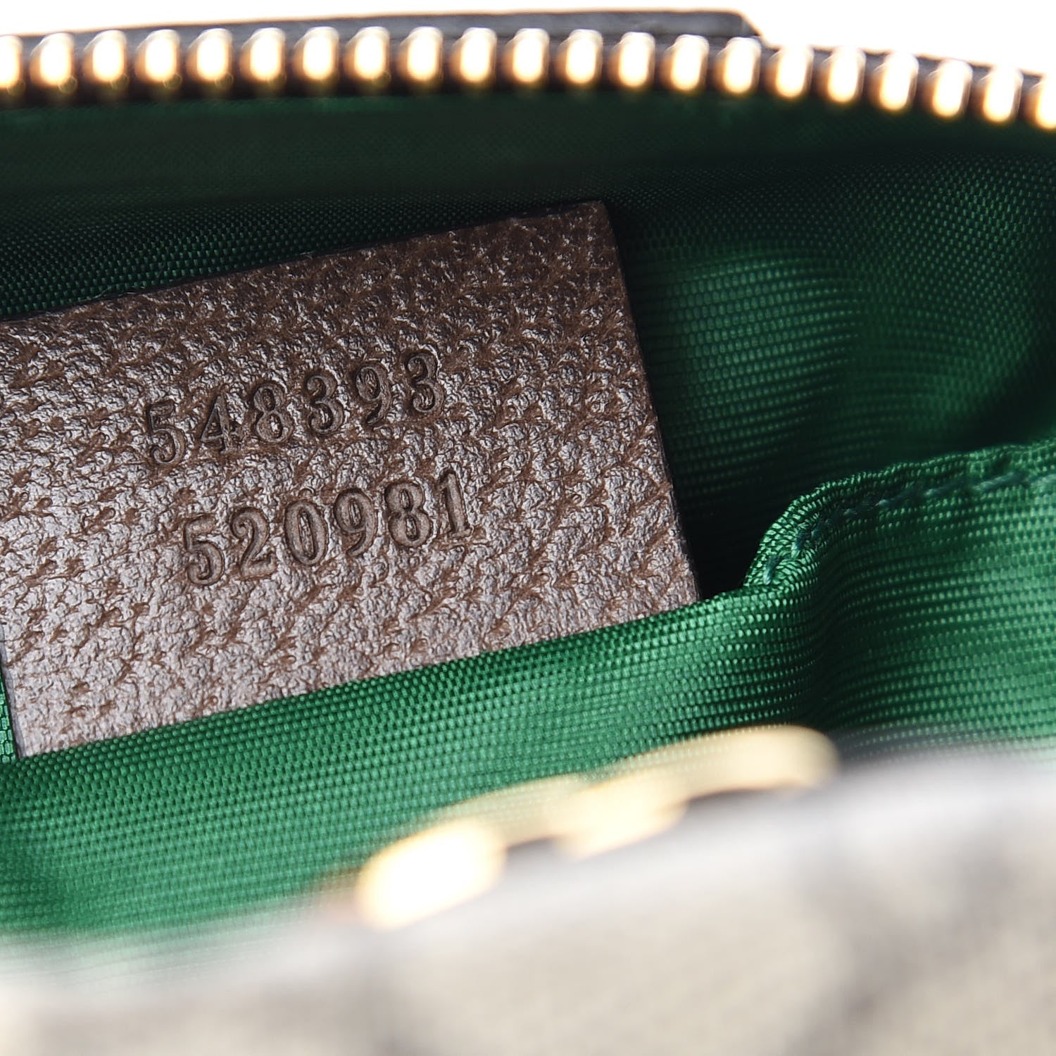 Gucci Soft GG Supreme Monogram Calfskin Medium Ophidia Cosmetic Case Beige Ebony New Acero 6 of 10