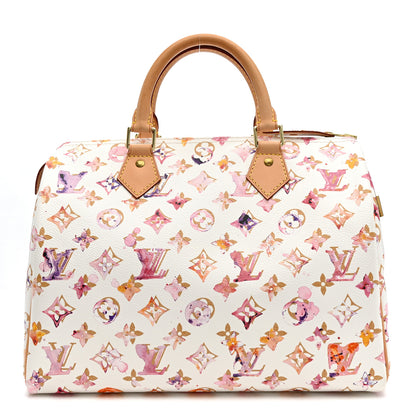 Louis Vuitton Watercolor Aquarelle Speedy 30 White 1 of 14