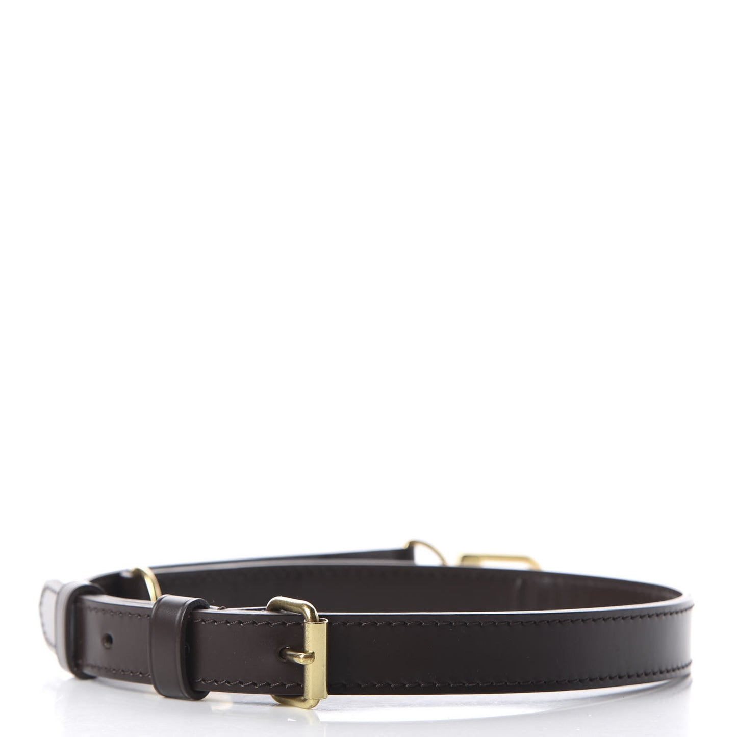 Calfskin Adjustable Speedy Bandouliere Shoulder Strap Brown