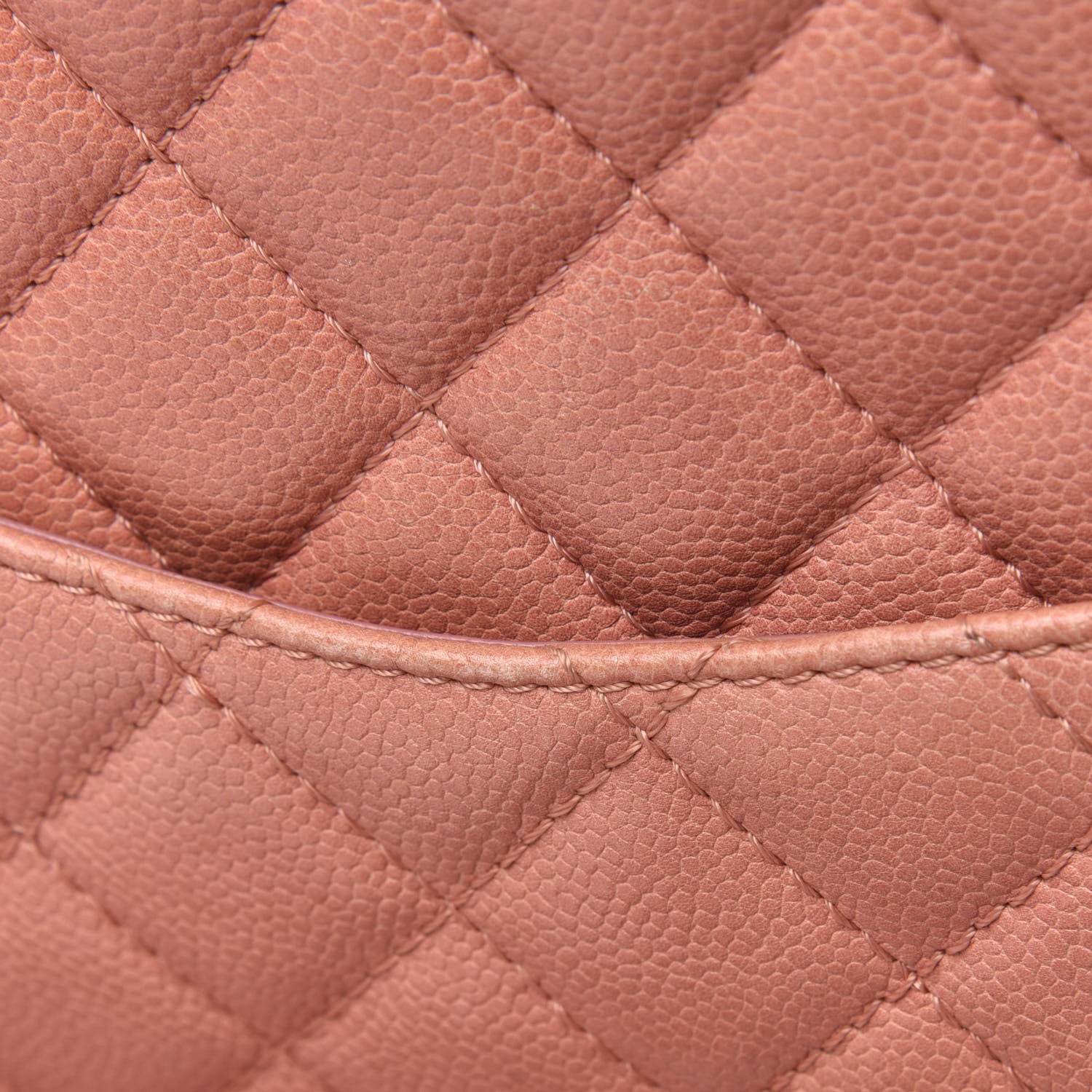 Chanel Caviar Quilted Petit Shopping Tote PST Pink 19 of 22