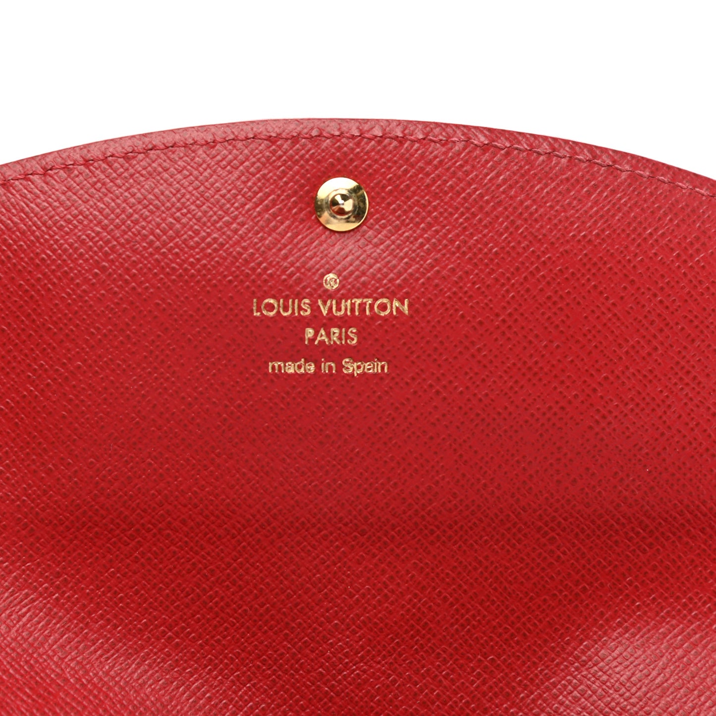 Damier Ebene Caissa Wallet Cherry