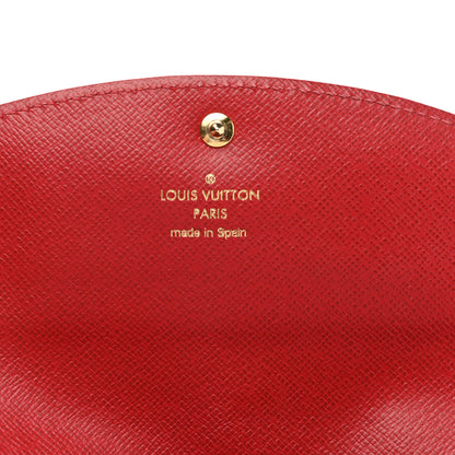 Louis Vuitton Damier Ebene Caissa Wallet Cherry 7 of 10
