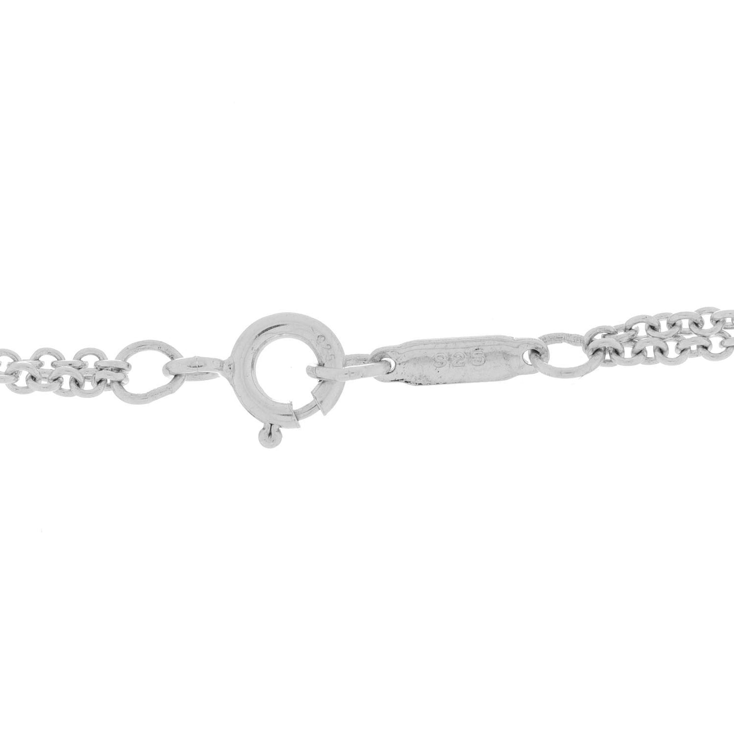 Sterling Silver Figure 8 Pendant Necklace