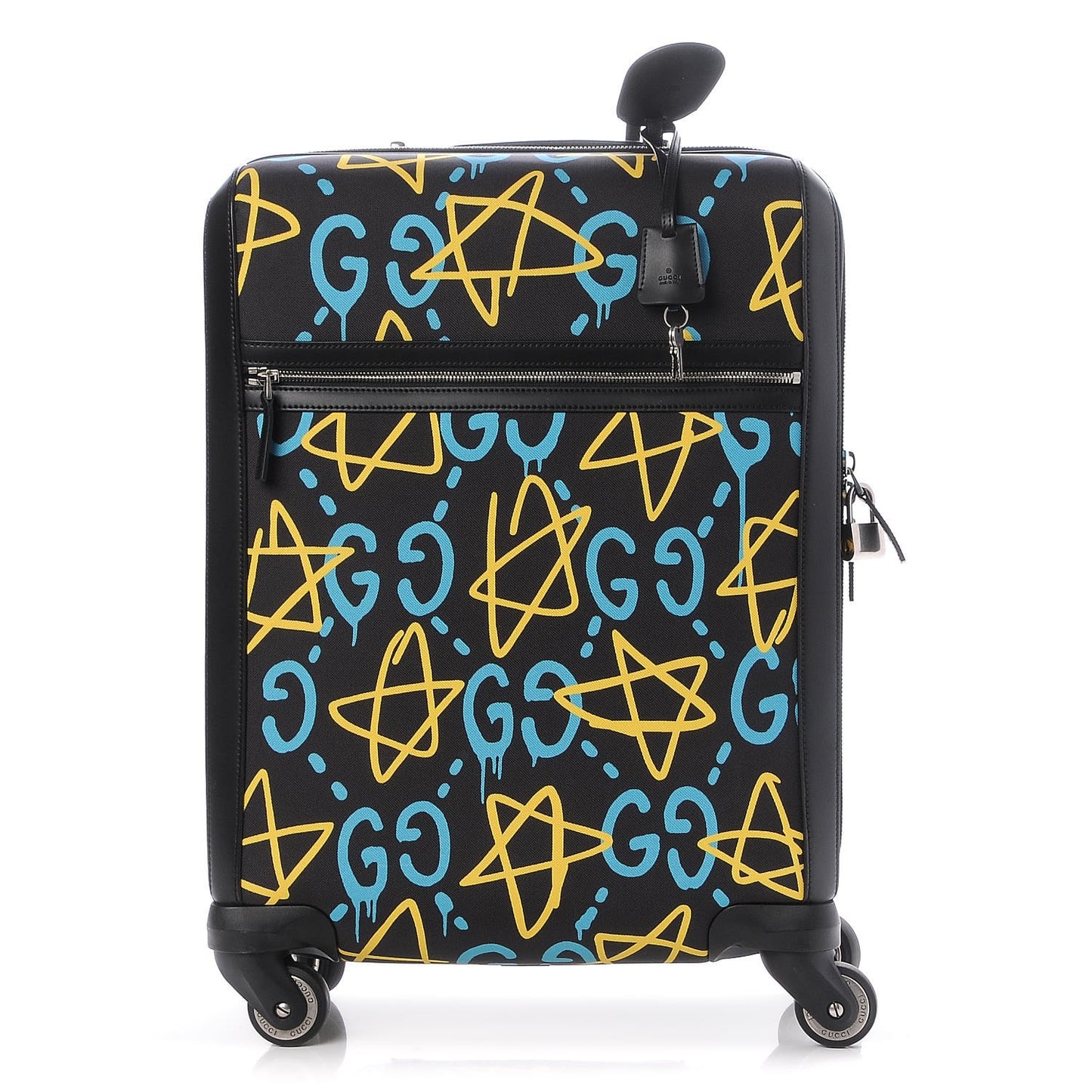 Nylon Twill Dinosaur Print City Backpack Black Multicolor