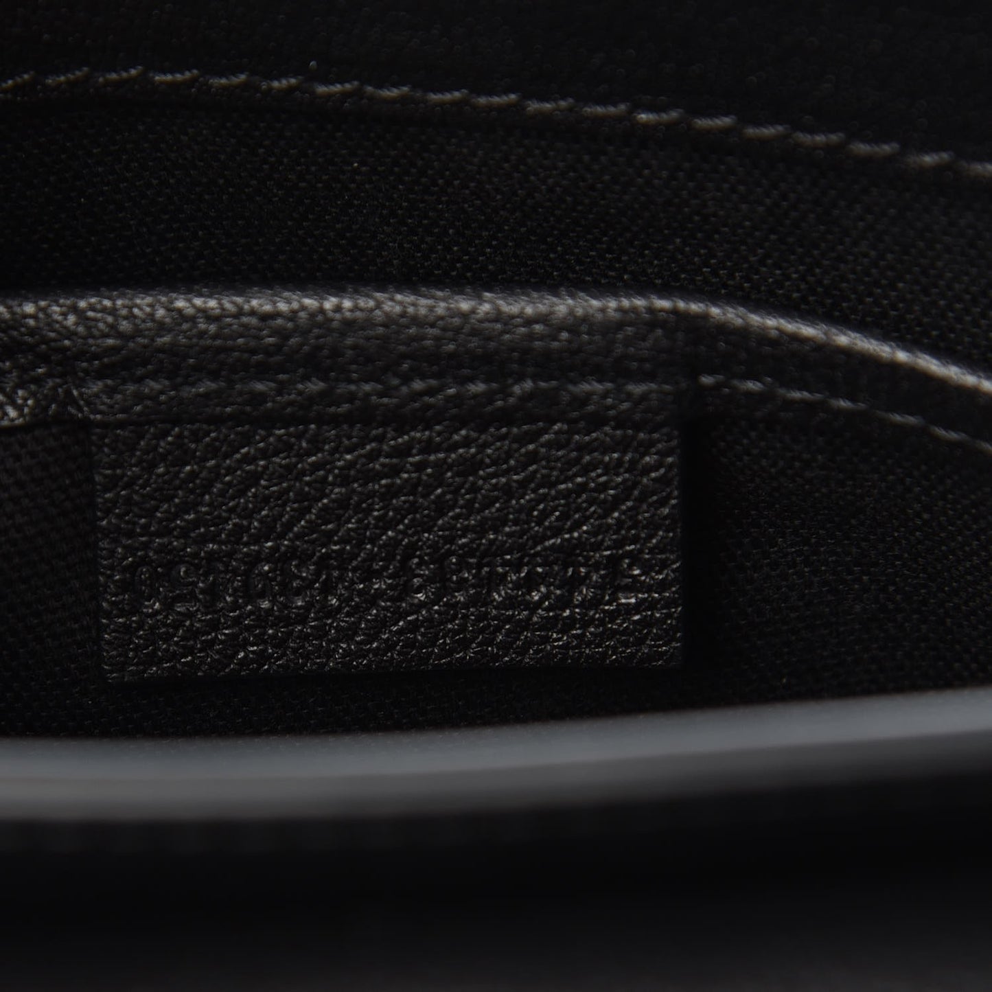 Grained Calfskin Twin Skull Crossbody Black