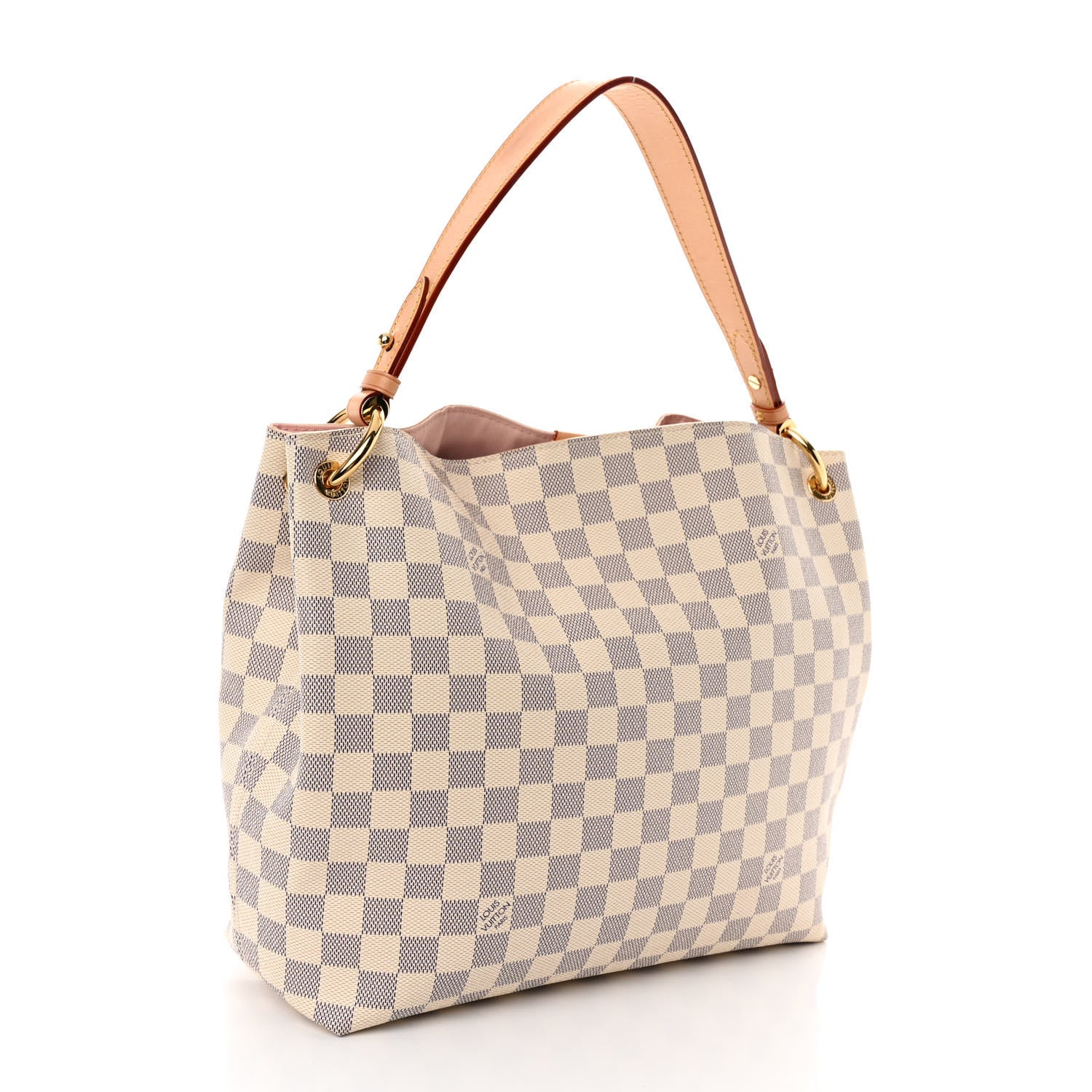 Louis Vuitton Damier Azur Graceful PM Rose Ballerine 3 of 9