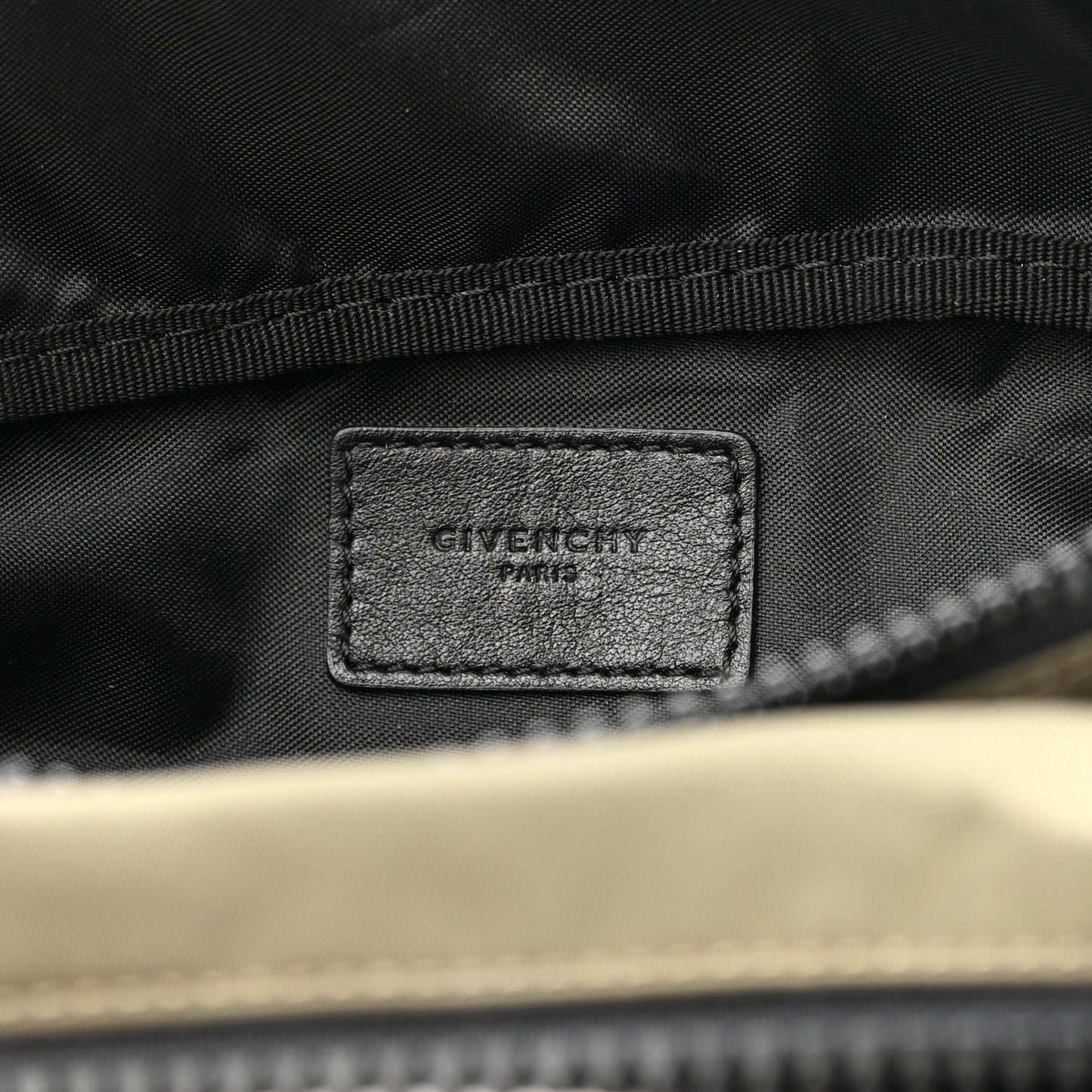 Nylon Logo Belt Bag Khaki