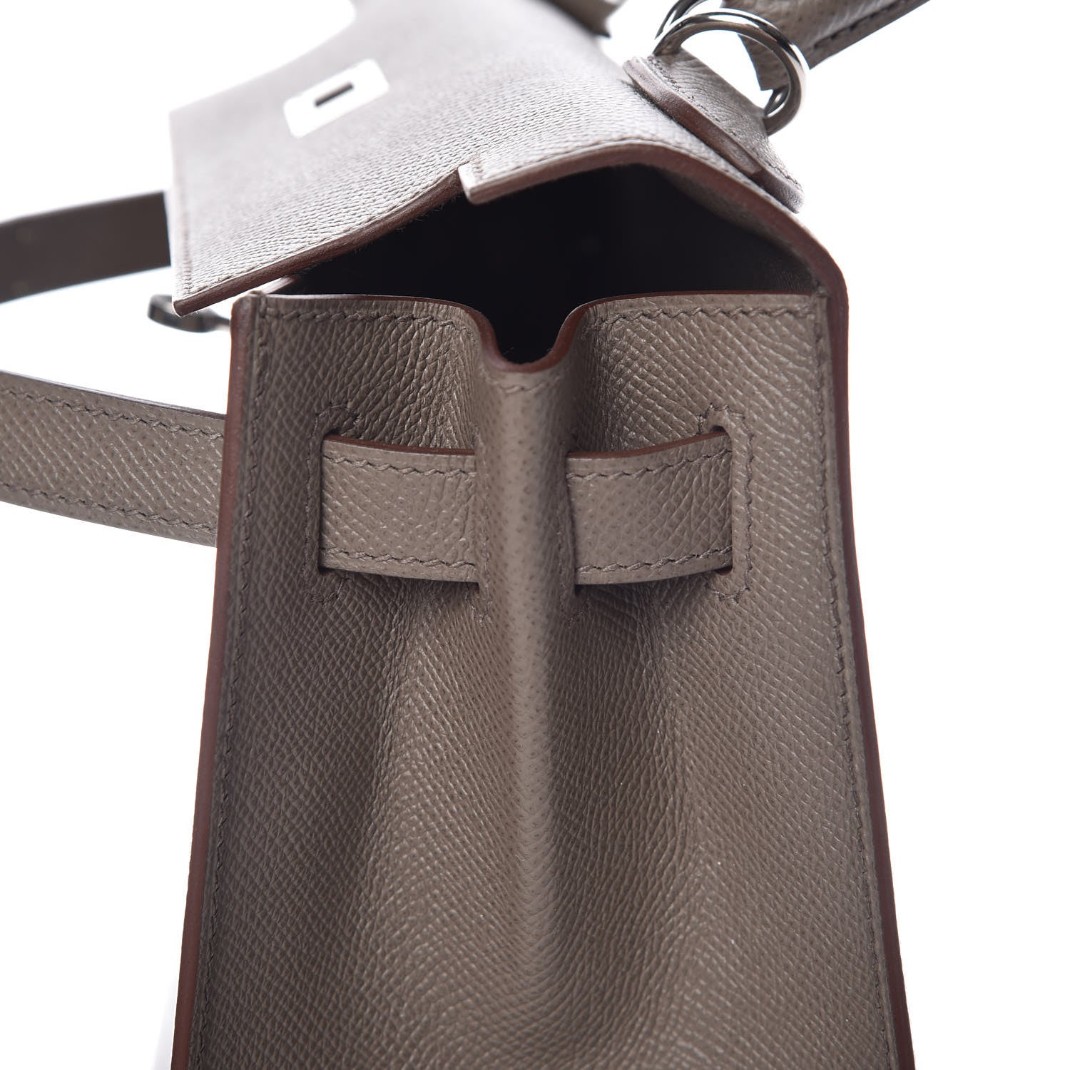 Hermes Epsom Kelly Sellier 28 Etain 14 of 37