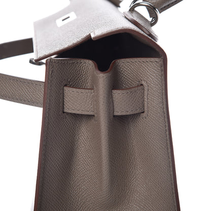 Hermes Epsom Kelly Sellier 28 Etain 14 of 37