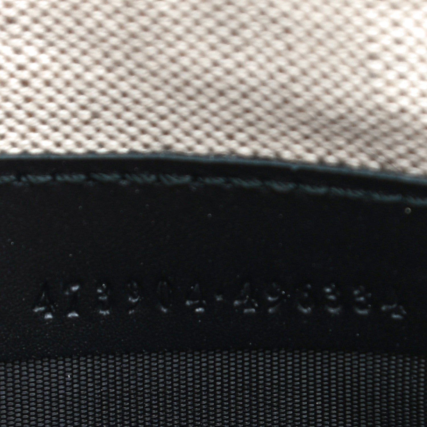 Gucci GG Supreme Monogram Blind For Love Wristlet Pouch Black 7 of 10