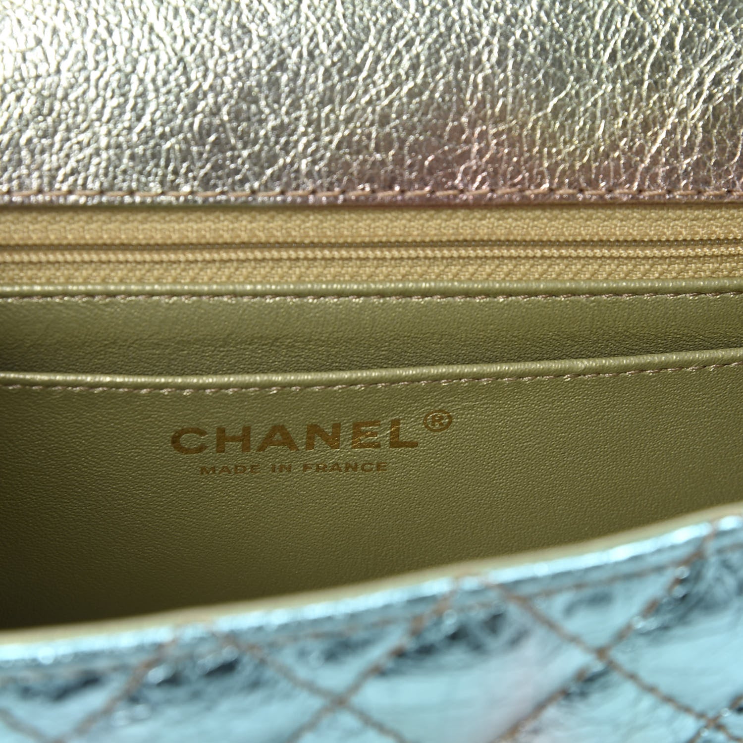Chanel Metallic Goatskin Quilted Mini 2.55 Reissue Flap Multicolor 7 of 10