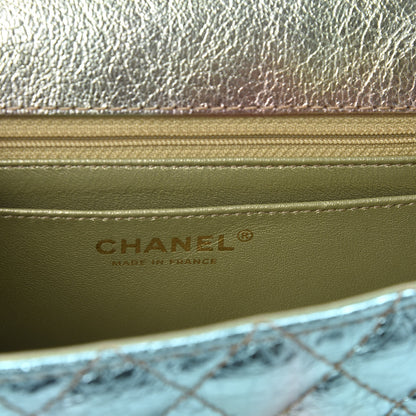 Chanel Metallic Goatskin Quilted Mini 2.55 Reissue Flap Multicolor 7 of 10